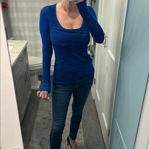 NWT Bailey 44 Blue Top